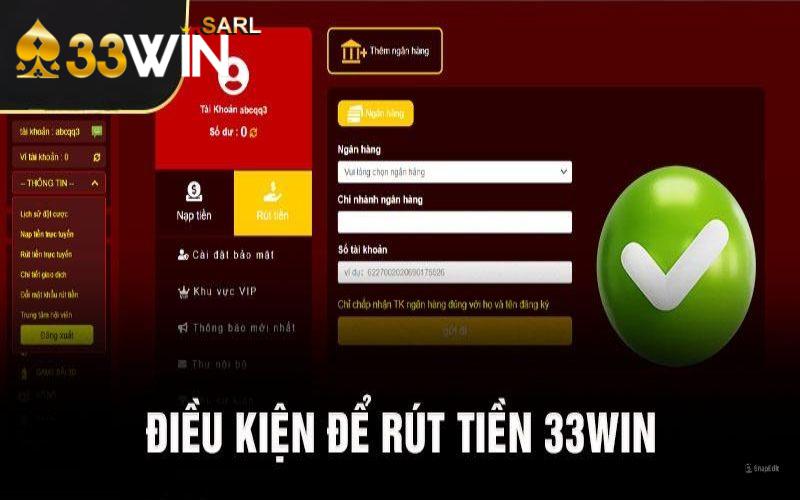 Tìm hiểu rút tiền 33Win là gì?